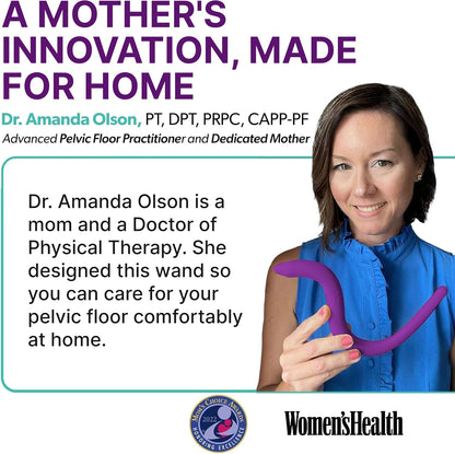 Asthic™ Non-Vibrating Pelvic Wand, Muscle Trigger Point Massager